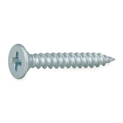 Саморез универсальный белый цинк 2,5х12 мм